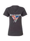 Ladies USA Hockey Rivalry Series V-Neck T-Shirt