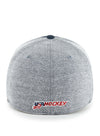 47 Brand USA Hockey Abacus Contender Flex Hat in Navy and Gray - Back View