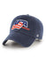 47 Brand USA Hockey Clean Up Adjustable Hat in Navy - Left View