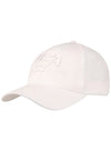 USA Hockey Tonal Adjustable Hat in White - Left View