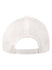 USA Hockey Tonal Adjustable Hat in White - Back View