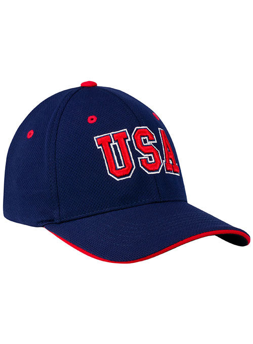 USA Hockey Core Fan Flex Hat in Navy - Right View