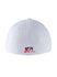 Nike USA Hockey Olympic Dri-FIT Swoosh Flex Hat in White - Back View