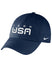 Nike 2022 Team USA Adjustable Hat in Navy - Left View