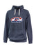 USA Hockey Tri-Blend Hooded Sweatshirt in Navy - Front View