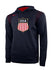 Nike USA Hockey Olympic Therma Hooded Sweatshirt in Black - Front View