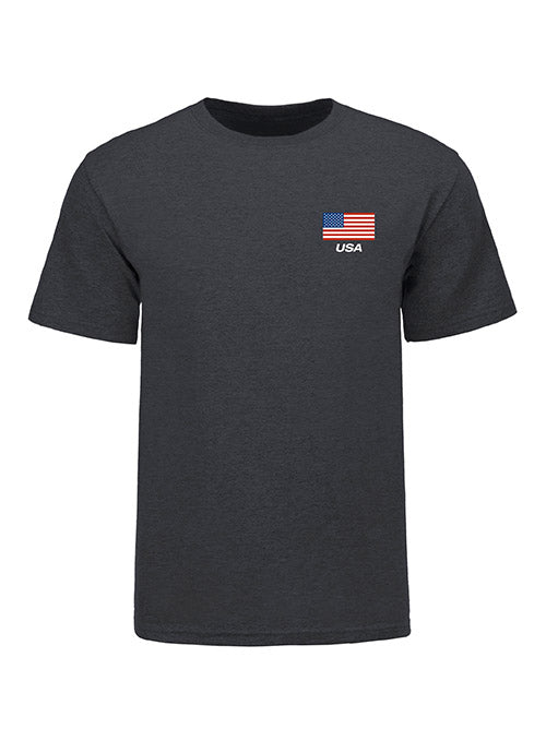USA Hockey Rivalry Series T-Shirt in Gray - Front View