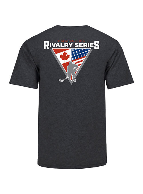 USA Hockey Rivalry Series T-Shirt in Gray - Back View