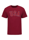 USA Hockey Core Fan T-Shirt in Red - Front View