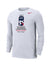 Nike 2021 IIHF Ice Hockey U18 World Championship T-Shirt in White - Front View