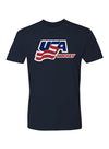 USA Hockey Secondary Logo T-Shirt - Navy