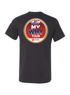 USA Hockey My Why Tour T-Shirt in Black - Back View