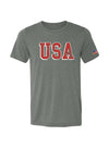 USA Hockey Vintage Fan T-Shirt - Grey