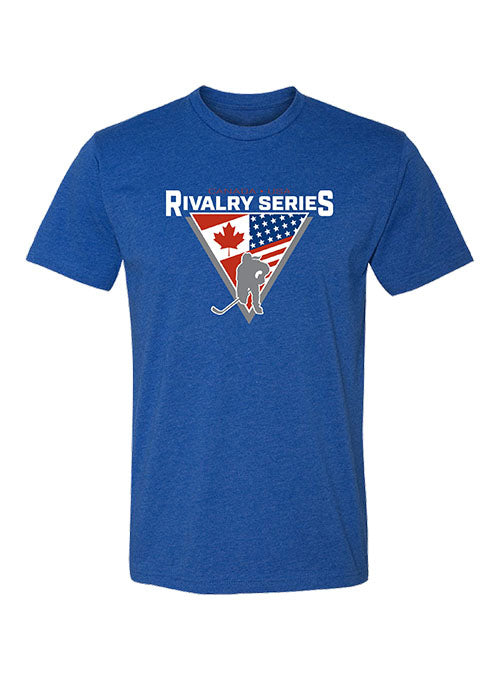 USA Hockey Rivalry Series Logo T-Shirt - Royal - Front View