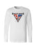 USA Hockey Rivalry Series Logo Long Sleeve T-Shirt - White - Front View