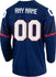 Nike USA Hockey Away 2022 Olympic Personalized Jersey in Navy - Back Right View