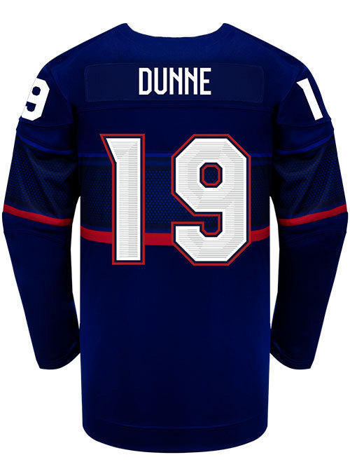 Nike USA Hockey Jincy Dunne Away 2022 Olympic Jersey