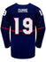 Nike USA Hockey Jincy Dunne Away 2022 Olympic Jersey in Navy - Back View