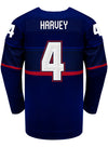 Nike USA Hockey Caroline Harvey Away 2022 Olympic Jersey
