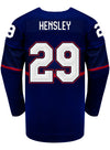 Nike USA Hockey Nicole Hensley Away 2022 Olympic Jersey