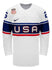 Nike USA Hockey Kendall Coyne Home 2022 Olympic Jersey in White - Front View