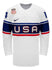 Nike USA Hockey Brianna Decker Home 2022 Olympic Jersey in White - Front View