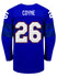Nike USA Hockey Kendall Coyne Alternate 2022 Olympic Jersey in Blue - Back View