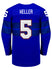 Nike USA Hockey Megan Keller Alternate 2022 Olympic Jersey in Blue - Back View