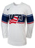Nike USA Hockey Home Jersey in White - Front View