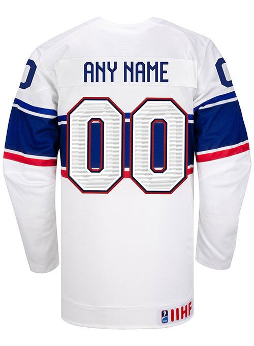 NEW NIKE IIHF USA Men's Jersey Sz Large hockey jersey white