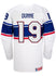 Nike USA Hockey Jincy Dunne Home Jersey in White - Back View