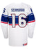Nike USA Hockey Hayley Scamurra Home Jersey in White - Back View