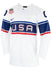 Nike USA Hockey Home 2022 Olympic Personalized Jersey - Front Left View