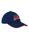 Youth USA Hockey Logo Adjustable Hat in Navy - Right View