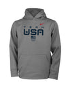 Youth Nike 2022 Team USA Therma Hooded Sweatshirt