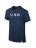 Youth Nike USA Hockey Olympic Cotton T-Shirt in Navy - Front View